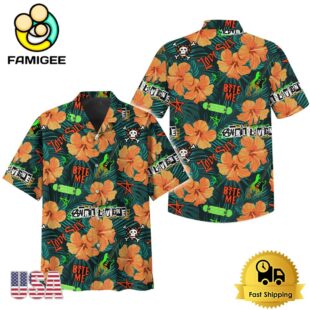 Bite Me Music Vintage Hawaiian Shirt