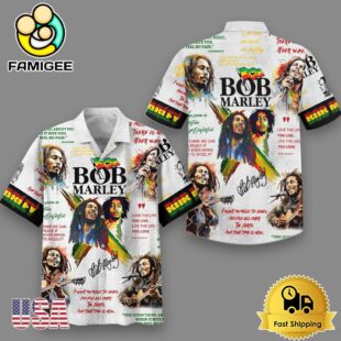 Bob Marley Music Vintage Hawaiian Shirt