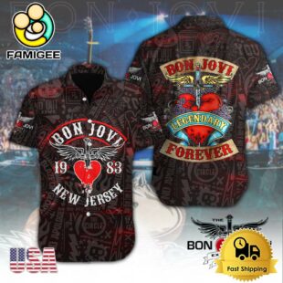 Bon Jovi Vintage Hawaiian Shirt