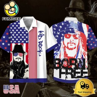 Born Free Song by Kid Rock Vintage Hawaiian Shirt