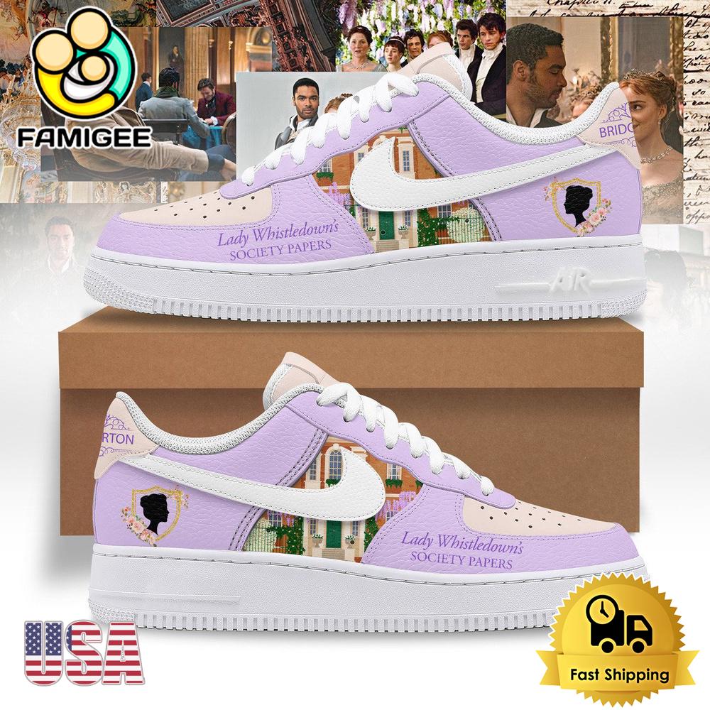 Bridgerton New Design Air Force 1 Shoes Bridgerton New Design Air Force 1 Shoes