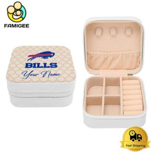 Buffalo Bills Custom Name Pattern Jewelry Box