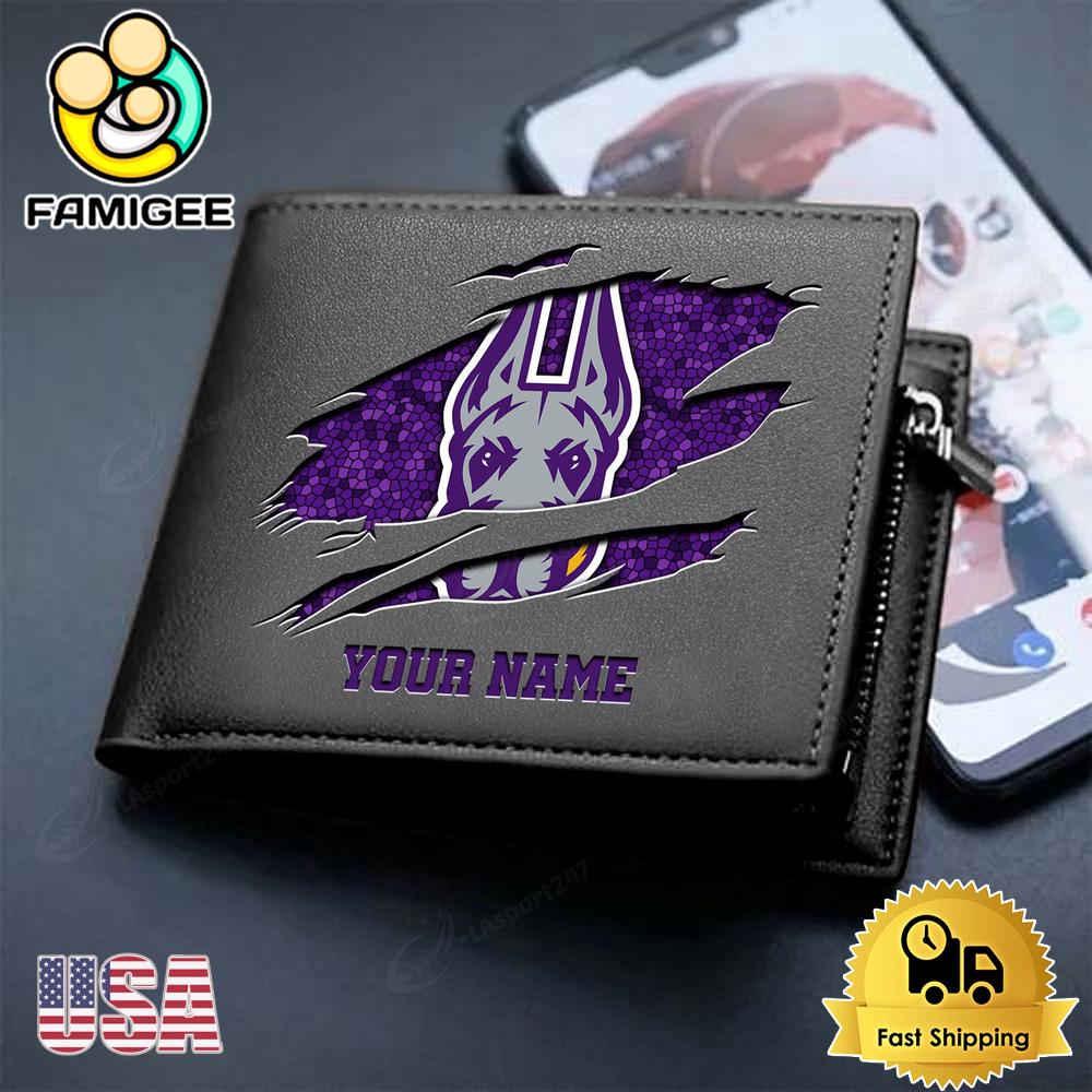 NCAA Albany Great Danes Team Logo New Design 2025 Custom Men's Leather Wallet NCAA Albany Great Danes Team Logo New Design 2025 Custom Men's Leather Wallet