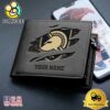 Custom Army Black Knights Team Logo Men's Leather Wallet