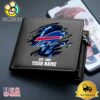Custom Buffalo Bills Team Logo Men's Leather Wallet