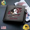 Custom Florida State Seminoles Team Logo Men's Leather Wallet