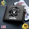 Custom Las Vegas Raiders Team Logo Men's Leather Wallet