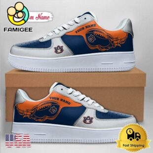 Custom NCAA Auburn Tigers Air Force 1 Shoes With New Team Logo