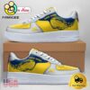 Custom NCAA Michigan Wolverines Air Force 1 Shoes With New Team Logo