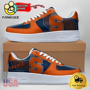 Custom NCAA Syracuse Orange Air Force 1 Shoes With New Team Logo