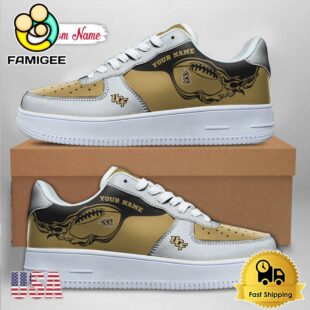 Custom NCAA UCF Knights Air Force 1 Shoes With New Team Logo