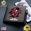 Custom Tampa Bay Buccaneers Team Logo Men's Leather Wallet