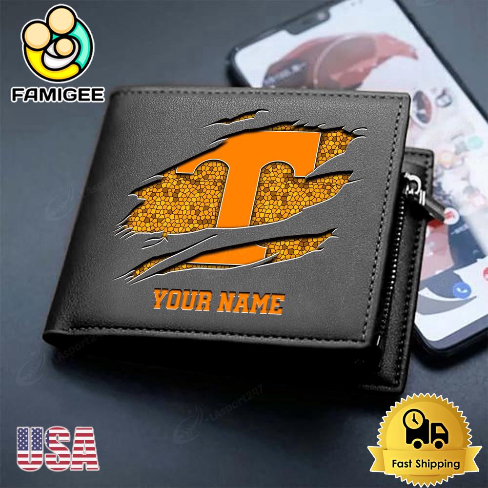 NCAA Tennessee Volunteers Team Logo New Design 2025 Custom Men's Leather Wallet NCAA Tennessee Volunteers Team Logo New Design 2025 Custom Men's Leather Wallet