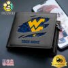 Custom West Virginia Mountaineers Team Logo Men's Leather Wallet