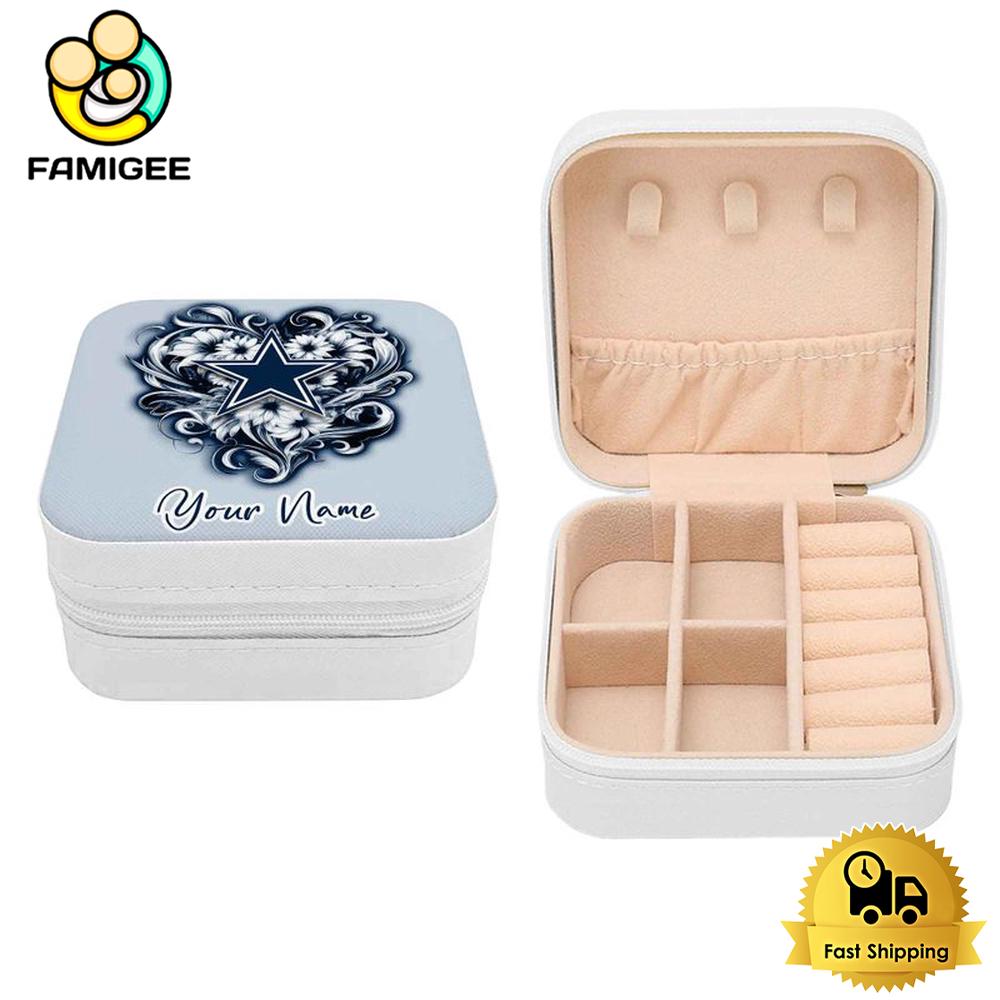 Dallas Cowboys Custom Name Chic Fantasy Jewelry Box , Happy Mothers Day Gift Dallas Cowboys Custom Name Chic Fantasy Jewelry Box , Happy Mothers Day Gift