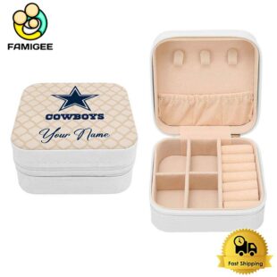 Dallas Cowboys Custom Name Pattern Jewelry Box