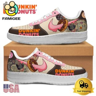 Dunkin Donuts New Design Air Force 1 Shoes