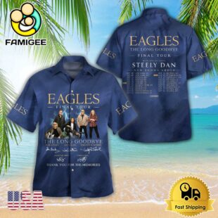Eagles Band 3D Vintage Hawaiian Shirt