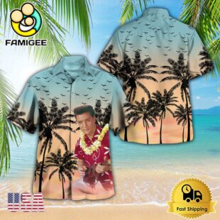 Elvis Presley 3D Vintage Hawaiian Shirt