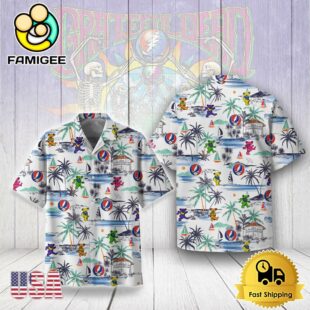 Grateful Dead Music Vintage Hawaiian Shirt