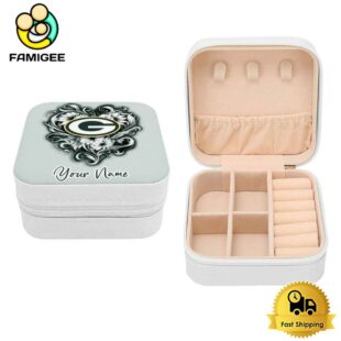 Green Bay Packers Custom Name Chic Fantasy Jewelry Box