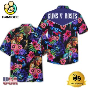 Guns N' Roses Music Vintage Hawaiian Shirt