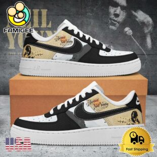 Harvest Neil Young New Design Air Force 1 Shoes