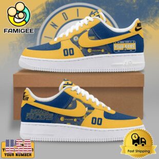 Indiana Pacers New Design Air Force 1 Shoes