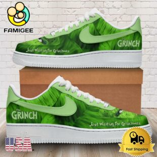 Just Waiting For Grinchmas Air Force 1 Shoes