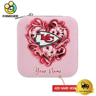 Kansas City Chiefs Custom Name Chic Fantasy Jewelry Box