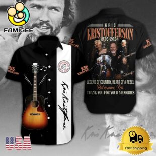 Kris Kristofferson Vintage Hawaiian Shirt