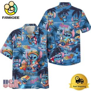 Lilo & Stitch Cartoon Vintage Hawaiian Shirt