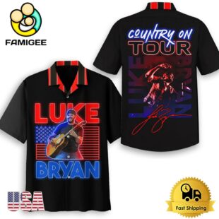 Luke Bryan Music Vintage Hawaiian Shirt