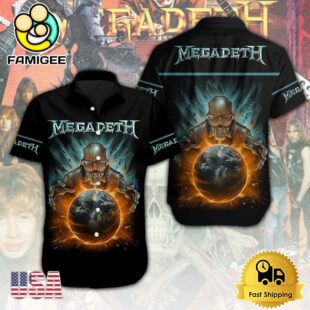 Megadeth Band Vintage Hawaiian Shirt