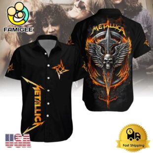 Metallica Band Vintage Hawaiian Shirt