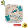 Miami Dolphins Custom Name Flower Gathering Pattern Jewelry Box