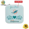 Miami Dolphins Custom Name Heart Pattern Jewelry Box