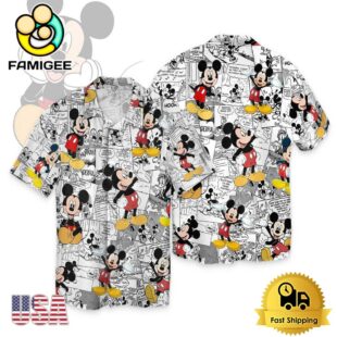 Mickey Mouse Personalized Vintage Hawaiian Shirt