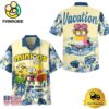 Minions Vacation Cartoon Vintage Hawaiian Shirt
