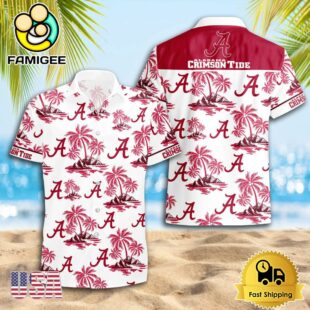 NCAA Alabama Crimson Tide Logo Best Mens Hawaiian Shirts