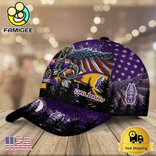 NCAA Albany Great Danes Mascot Logo Custom Name Baseball Cap