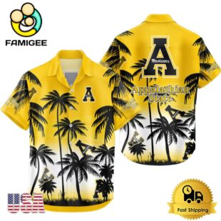 NCAA Appalachian State Mountaineers Coconut Forest Tropical Style Hawaiian Shirt