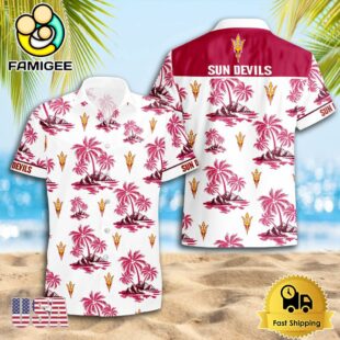 NCAA Arizona State Sun Devils Logo Best Mens Hawaiian Shirts
