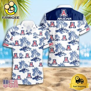 NCAA Arizona Wildcats Logo Best Mens Hawaiian Shirts