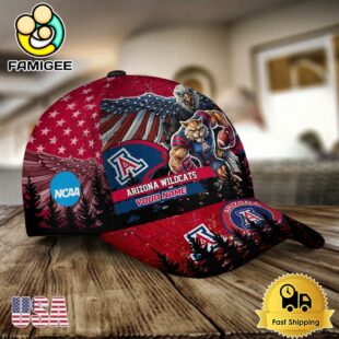 NCAA Arizona Wildcats Mascot Logo Custom Name Baseball Cap