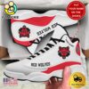 NCAA Arkansas State Red Wolves New Team Logo Custom Air Jordan 13 Shoes