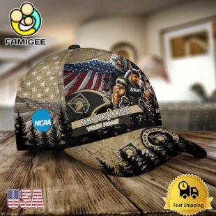 NCAA Army Black Knights Mascot Logo Custom Name Baseball Cap
