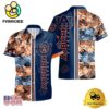 NCAA Auburn Tigers Tropical Floral Design Hawaiian Shirt