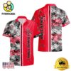 NCAA Ball State Cardinals Tropical Floral Design Hawaiian Shirt