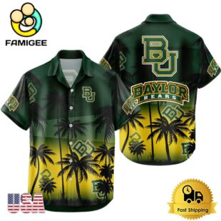 NCAA Baylor Bears Coconut Forest Tropical Style Hawaiian Shirt